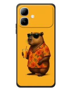 Чехол для Infinix Smart 20 с картинкой «Капибара на отдыхе» Чехол для Infinix Smart 20 с картинкой «Капибара на отдыхе»