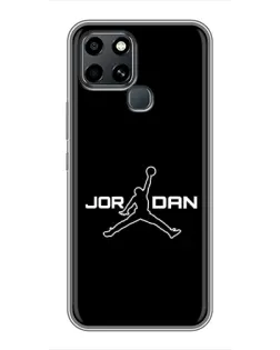 Чохол для Infinix Smart 6 з картинкою «Nike Pink Swirl»