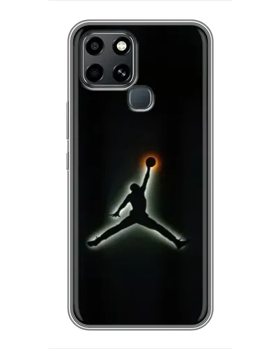 Чехол для Infinix Smart 6 с картинкой «Jordan Gradient Logo»