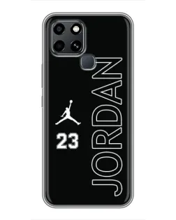 Чехол для Infinix Smart 6 с картинкой «Jordan Vertical»