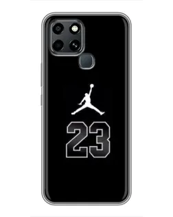 Чехол для Infinix Smart 6 с картинкой «Jordan Flight 23»
