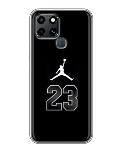 Чехол для Infinix Smart 6 с картинкой «Jordan Flight 23»