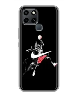 Чехол для Infinix Smart 6 с картинкой «Jordan Jumpman»