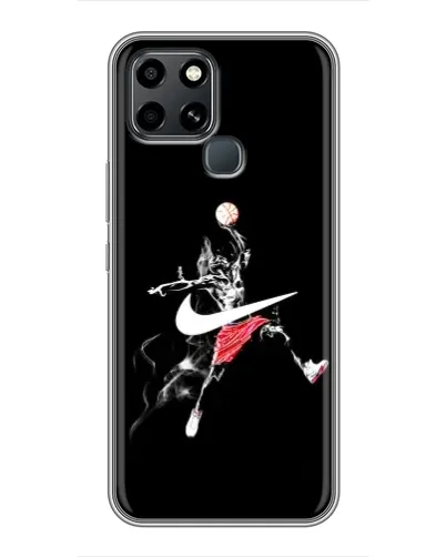 Чехол для Infinix Smart 6 с картинкой «Jordan Jumpman»