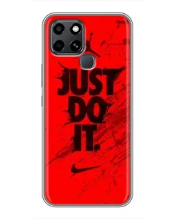Чехол для Infinix Smart 6 с картинкой «Nike Just Do It»