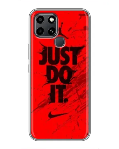 Чехол для Infinix Smart 6 с картинкой «Nike Just Do It»