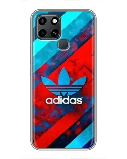 Чехол для Infinix Smart 6 с картинкой «Абстракция Adidas»