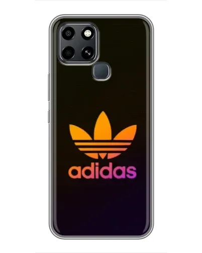 Чехол для Infinix Smart 6 с картинкой «Градиент Adidas»