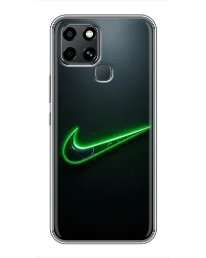 Чехол для Infinix Smart 6 с картинкой «Неоновый контур Nike» Чехол для Infinix Smart 6 с картинкой «Неоновый контур Nike»
