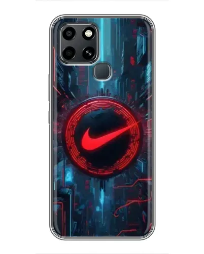 Чехол для Infinix Smart 6 с картинкой «Техногенный стиль Nike» Чехол для Infinix Smart 6 с картинкой «Техногенный стиль Nike»