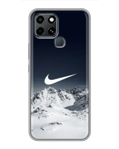 Чехол для Infinix Smart 6 с картинкой «Nike — зимние горы» Чехол для Infinix Smart 6 с картинкой «Nike — зимние горы»