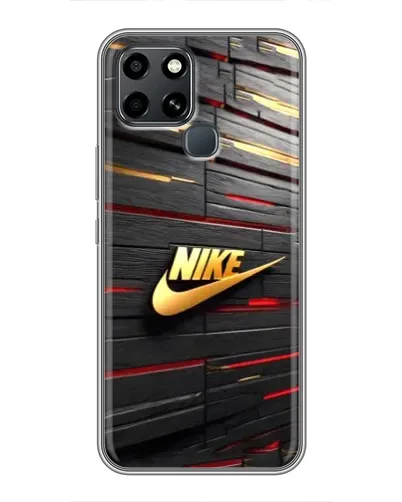 Чехол для Infinix Smart 6 с картинкой «Золотой Nike на металле» Чехол для Infinix Smart 6 с картинкой «Золотой Nike на металле»