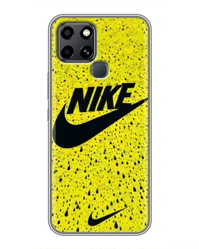 Чехол для Infinix Smart 6 с картинкой «Желтый текстурный Nike» Чехол для Infinix Smart 6 с картинкой «Желтый текстурный Nike»