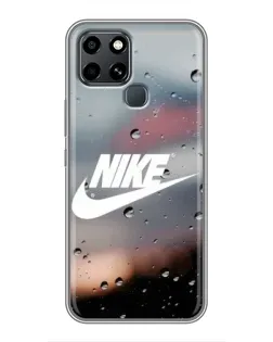 Чехол для Infinix Smart 6 с картинкой «Nike в стиле ретро»