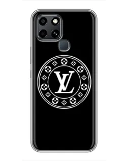Чехол для Infinix Smart 6 с картинкой «LV — печать стиля»