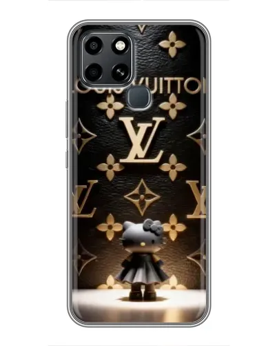 Чехол для Infinix Smart 6 с картинкой «Монограмма с фигурой» Чехол для Infinix Smart 6 с картинкой «Монограмма с фигурой»