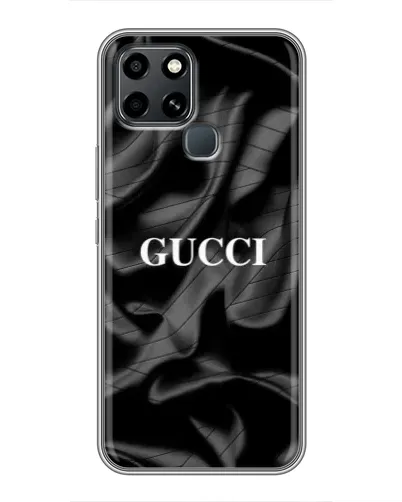 Чехол для Infinix Smart 6 с картинкой «Gucci — шелковые волны» Чехол для Infinix Smart 6 с картинкой «Gucci — шелковые волны»