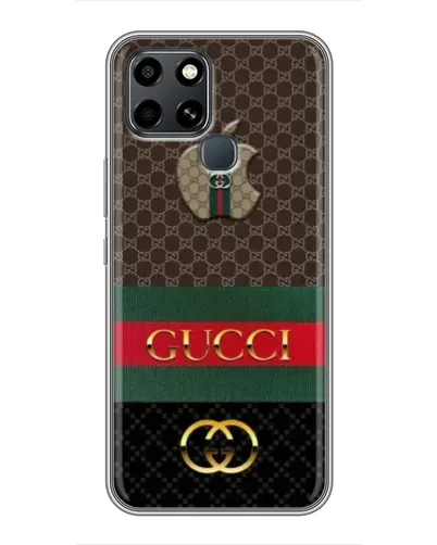 Чехол для Infinix Smart 6 с картинкой «Gucci — брендированный десерт» Чехол для Infinix Smart 6 с картинкой «Gucci — брендированный десерт»