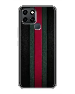 Чехол для Infinix Smart 6 с картинкой «Gucci — неоновая линия»