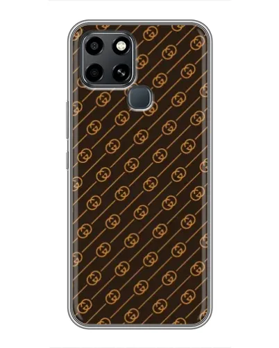 Чехол для Infinix Smart 6 с картинкой «Gucci — золотые диагонали» Чехол для Infinix Smart 6 с картинкой «Gucci — золотые диагонали»