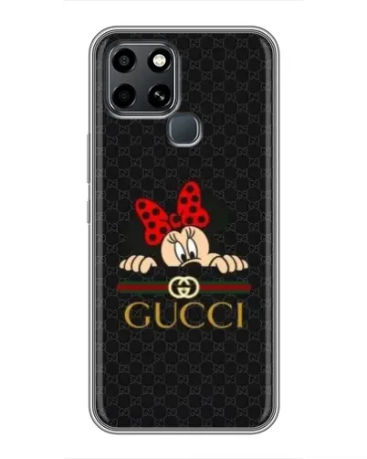 Чехол для Infinix Smart 6 с картинкой «Минни Маус Gucci — черный» Чехол для Infinix Smart 6 с картинкой «Минни Маус Gucci — черный»