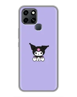 Чехол для Infinix Smart 6 с картинкой «Kuromi — фиолетовый минимализм» Чехол для Infinix Smart 6 с картинкой «Kuromi — фиолетовый минимализм»