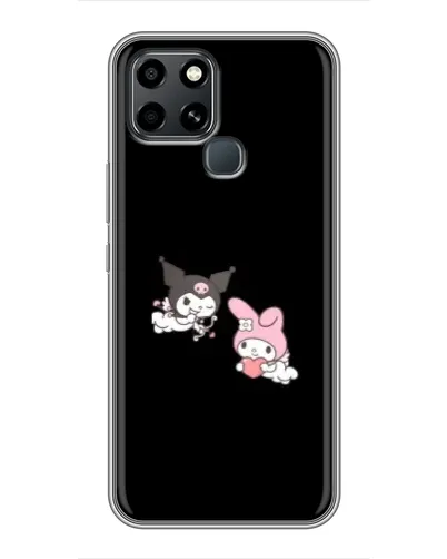 Чехол для Infinix Smart 6 с картинкой «My Melody и Kuromi»