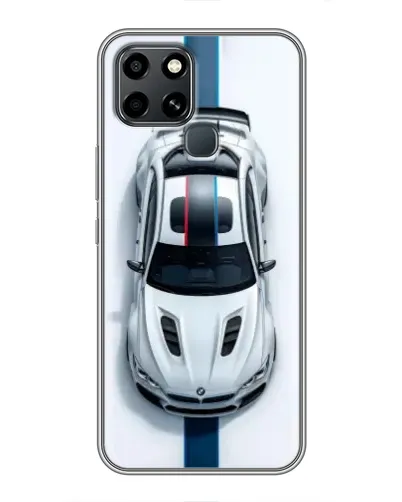 Чехол для Infinix Smart 6 с картинкой «Вид сверху — BMW M» Чехол для Infinix Smart 6 с картинкой «Вид сверху — BMW M»