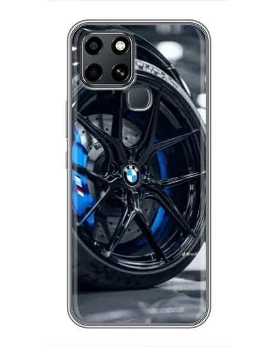 Чехол для Infinix Smart 6 с картинкой «Колесо BMW вблизи» Чехол для Infinix Smart 6 с картинкой «Колесо BMW вблизи»