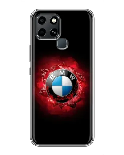 Чехол для Infinix Smart 6 с картинкой «Логотип BMW — вспышка» Чехол для Infinix Smart 6 с картинкой «Логотип BMW — вспышка»