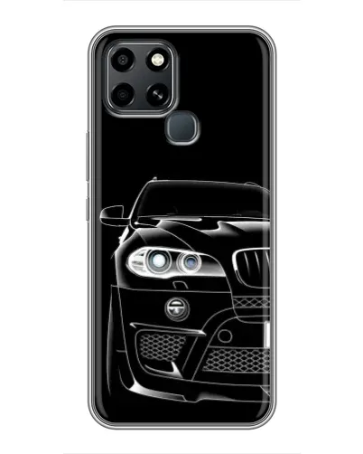 Чехол для Infinix Smart 6 с картинкой «Темный силуэт BMW» Чехол для Infinix Smart 6 с картинкой «Темный силуэт BMW»