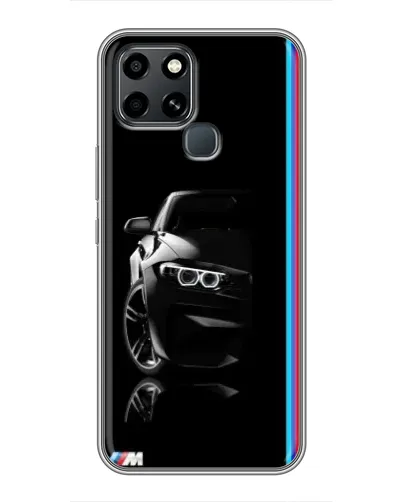 Чехол для Infinix Smart 6 с картинкой «Силуэт BMW в темноте» Чехол для Infinix Smart 6 с картинкой «Силуэт BMW в темноте»