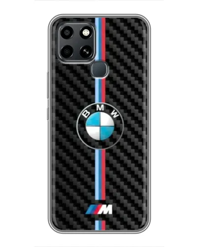 Чехол для Infinix Smart 6 с картинкой «Эмблема BMW и карбон» Чехол для Infinix Smart 6 с картинкой «Эмблема BMW и карбон»