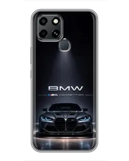 Чохол для Infinix Smart 6 з картинкою «BMW крізь нічне місто» Чохол для Infinix Smart 6 з картинкою «BMW крізь нічне місто»