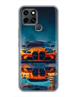 Чохол для Infinix Smart 6 з картинкою «BMW — золота емблема» Чохол для Infinix Smart 6 з картинкою «BMW — золота емблема»