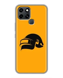 Чохол для Infinix Smart 6 з картинкою «PUBG — золотий шолом»