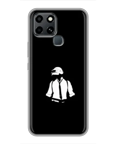 Чохол для Infinix Smart 6 з картинкою «PUBG — білий шолом» Чохол для Infinix Smart 6 з картинкою «PUBG — білий шолом»
