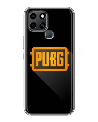 Чохол для Infinix Smart 6 з картинкою «PUBG — рамка лого» Чохол для Infinix Smart 6 з картинкою «PUBG — рамка лого»