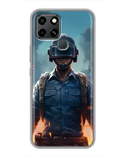 Чохол для Infinix Smart 6 з картинкою «PUBG — реалістичний герой» Чохол для Infinix Smart 6 з картинкою «PUBG — реалістичний герой»