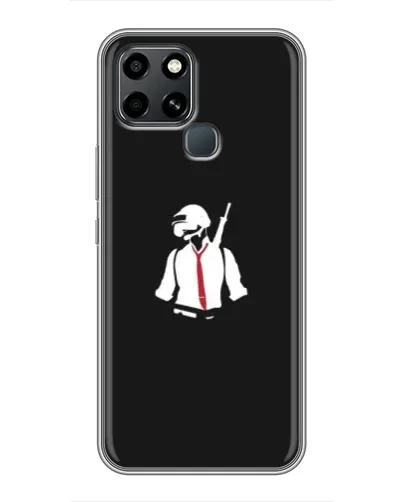 Чохол для Infinix Smart 6 з картинкою «PUBG — силует воїна» Чохол для Infinix Smart 6 з картинкою «PUBG — силует воїна»
