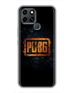 Чохол для Infinix Smart 6 з картинкою «PUBG — золотий логотип»