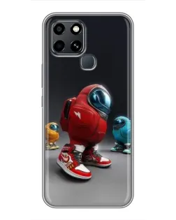 Чохол для Infinix Smart 6 з картинкою «Among Us — 3D стиль» Чохол для Infinix Smart 6 з картинкою «Among Us — 3D стиль»