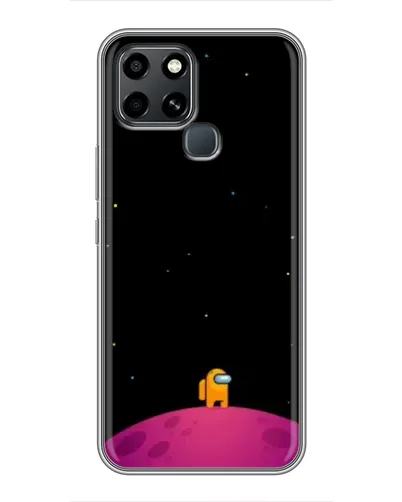 Чехол для Infinix Smart 6 с картинкой «Одинокий герой на планете» Чехол для Infinix Smart 6 с картинкой «Одинокий герой на планете»