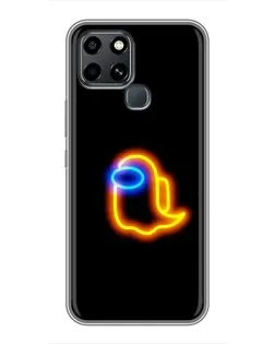 Чохол для Infinix Smart 6 з картинкою «Among Us неонове сяйво» Чохол для Infinix Smart 6 з картинкою «Among Us неонове сяйво»