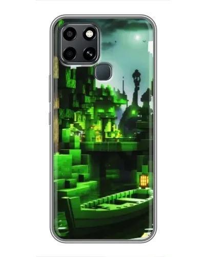 Чехол для Infinix Smart 6 с картинкой «Minecraft лесной пейзаж» Чехол для Infinix Smart 6 с картинкой «Minecraft лесной пейзаж»
