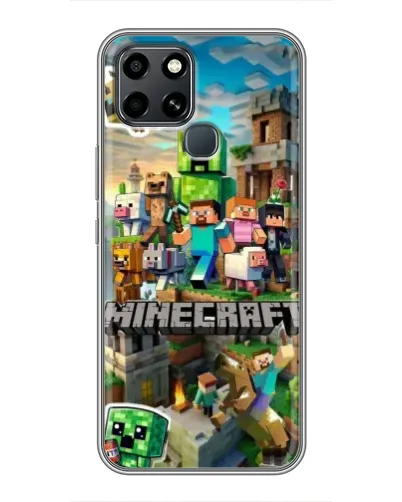 Чехол для Infinix Smart 6 с картинкой «Замок Minecraft» Чехол для Infinix Smart 6 с картинкой «Замок Minecraft»