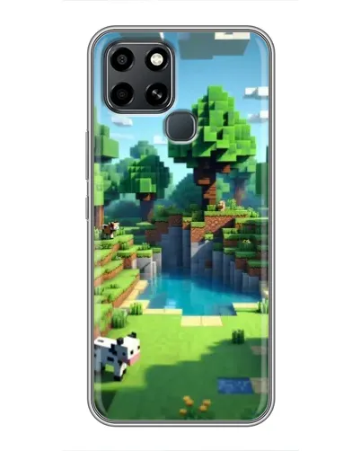 Чехол для Infinix Smart 6 с картинкой «Minecraft летний день» Чехол для Infinix Smart 6 с картинкой «Minecraft летний день»