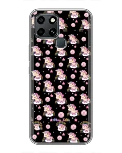 Чехол для Infinix Smart 6 с картинкой «Magic Unicorn паттерн»