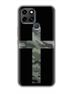 Чехол для Infinix Smart 6 с картинкой «Милитари Крест»
