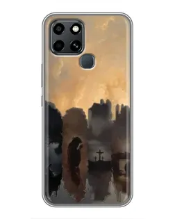 Чехол для Infinix Smart 6 с картинкой «Дорога к вере»